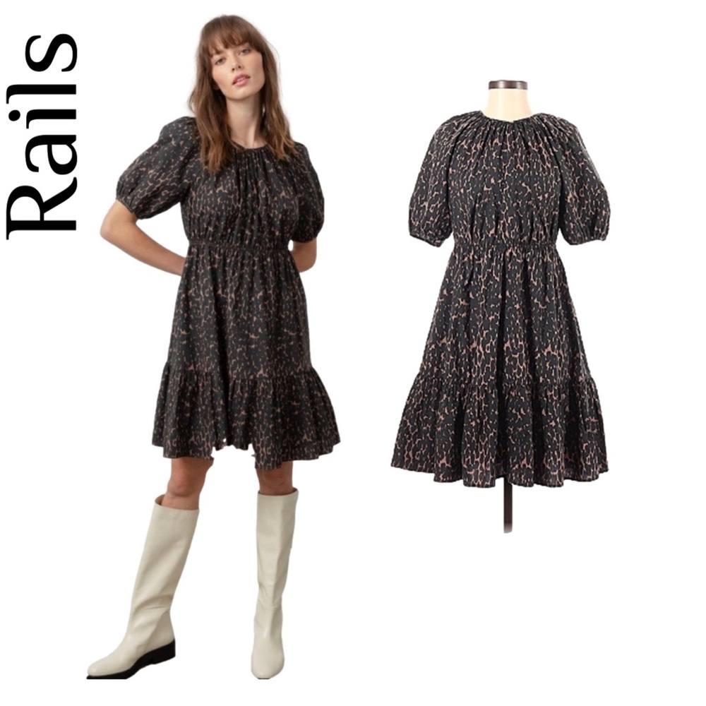 RAILS Khloe Savannah peasant dress size small